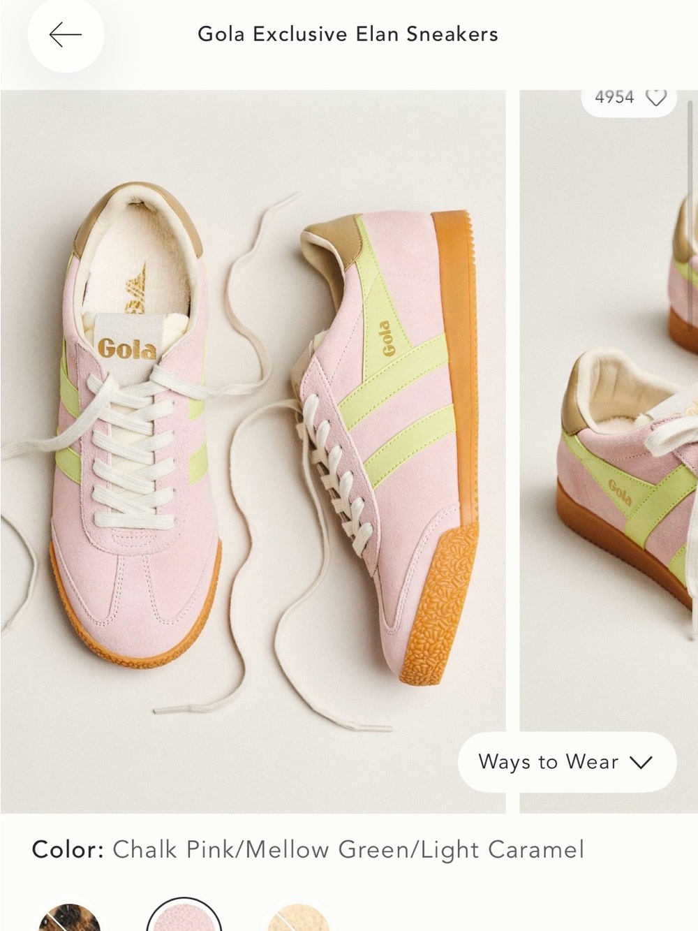 Gola Elan Sneaker Women's Sneakers size 9
